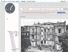 Tablet Screenshot of etretat-hotel-angleterre.com